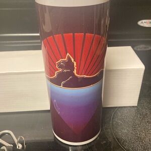 Cats Under the Stars Custom White Aluminum 750ML Food-Safe Water/Drink Bottle